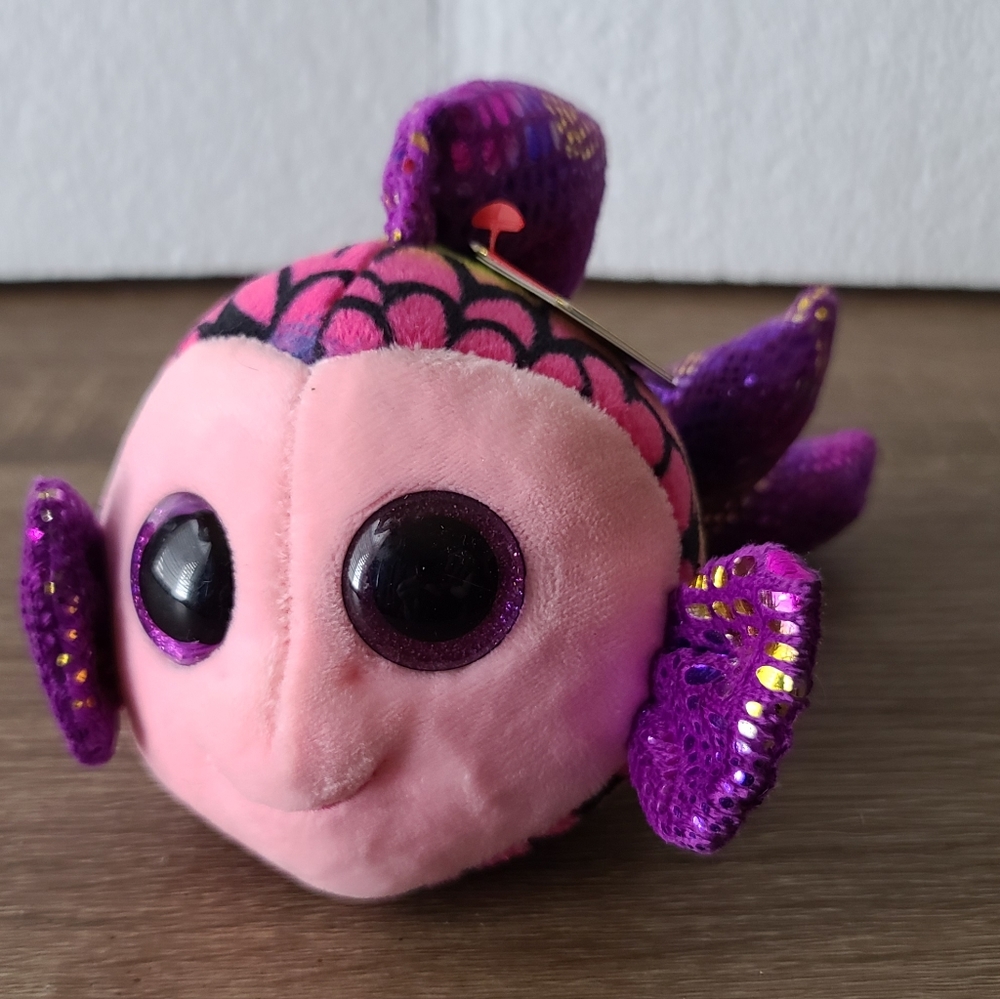 Ty Beanie Boo Flippy The Sparkly Fish w/tags